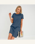Einfaches kurzes Sommerkleid - Produktbild 1