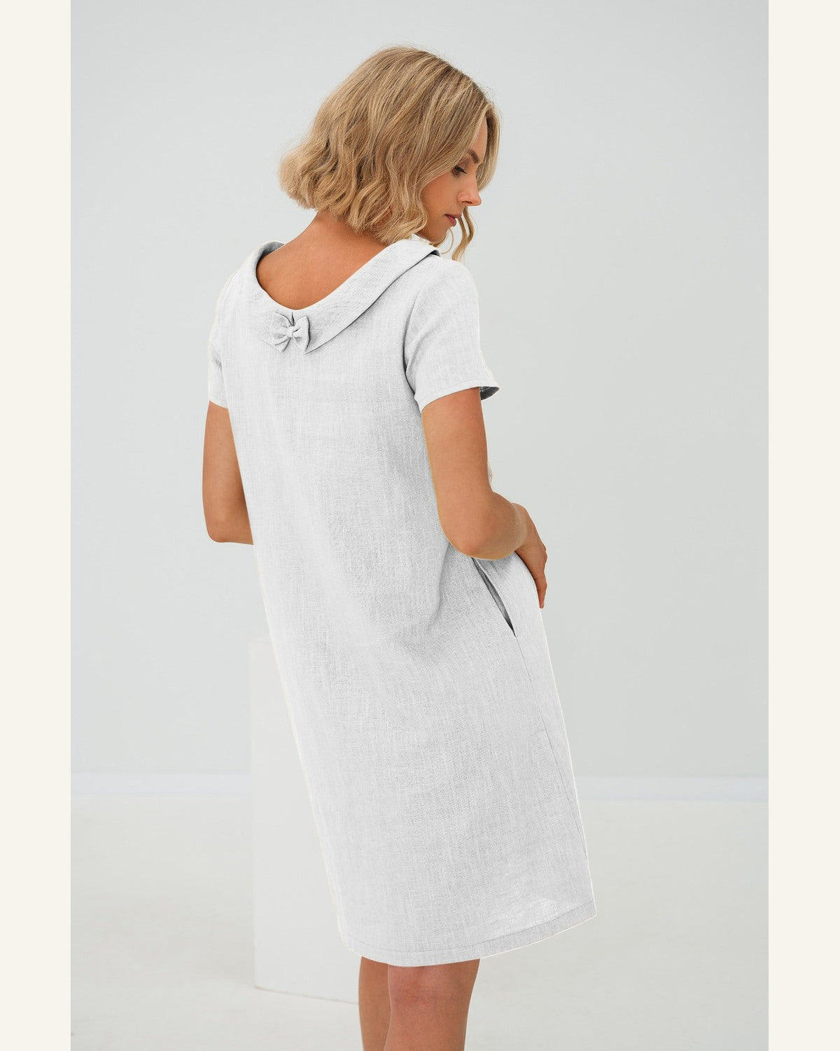 Einfaches kurzes Sommerkleid - Produktbild 4