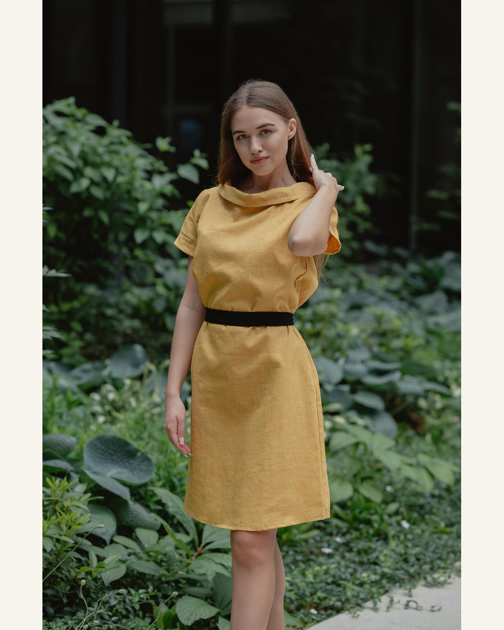Einfaches kurzes Sommerkleid - Produktbild 6