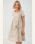 Klassisches Shift-Leinenkleid - Produktbild 1